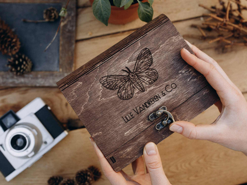 Personalized Gift Photo Box in Vintage Style, Gift for Him / Her - "New York" - nzhandicraft