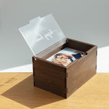 Storage Picture Gift Box with Personalised Acrylic Lid (hold up to 200 picture) - nzhandicraft