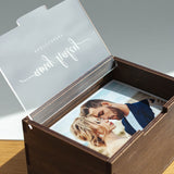Storage Picture Gift Box with Personalised Acrylic Lid (hold up to 200 picture) - nzhandicraft
